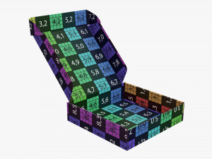 Corrugated cardboard paper box packaging 08 Modelo 3D