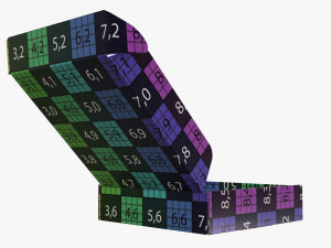 Corrugated cardboard paper box packaging 08 Modelo 3D