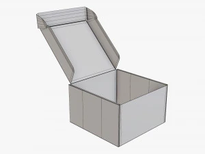 Embalaje de caja de papel de cart&oacute;n corrugado 09 Modelo 3D