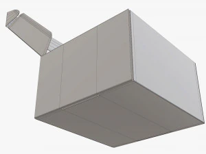 Embalaje de caja de papel de cart&oacute;n corrugado 09 Modelo 3D