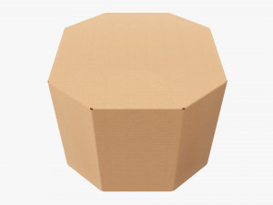 Corrugated cardboard paper box packaging 10 Modelo 3D