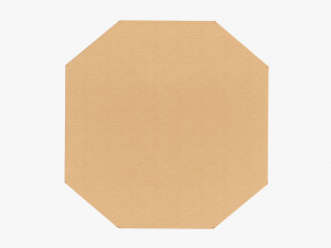 Corrugated cardboard paper box packaging 10 Modelo 3D