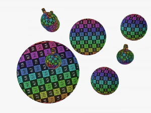 Dinnerware set 03 bowl mug dinner plate platter 3D Model