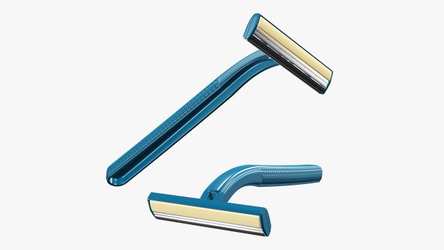 Disposable razor shaver men woman Modelo 3D .c4d .max .obj .3ds .fbx .stl .blend 