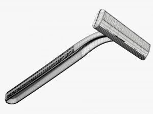 Disposable razor shaver men woman 3D Model