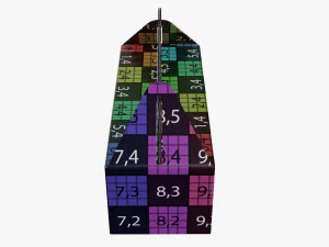 Envase de alimentos de cart&oacute;n caja a dos aguas 04 Modelo 3D