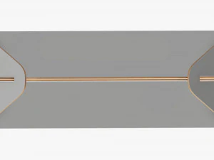 Caja a dos aguas envases alimentarios de cart&oacute;n 07 blanco Modelo 3D