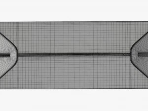 Caja a dos aguas envases alimentarios de cart&oacute;n 07 blanco Modelo 3D