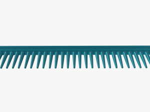 Hair comb plastic type 3 3D Модель