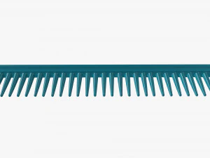 Hair comb plastic type 3 3D Model