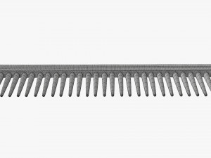 Hair comb plastic type 3 3D Модель