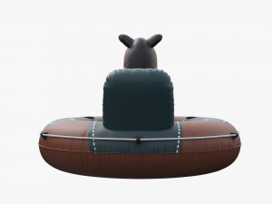 Horse Pool Float Modelo 3D