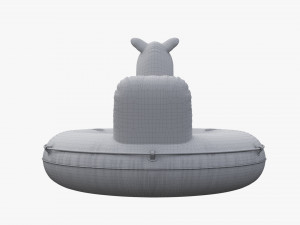 Horse Pool Float Modelo 3D