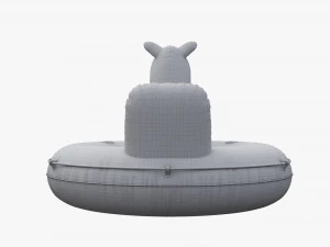 Flotador de piscina para caballos Modelo 3D