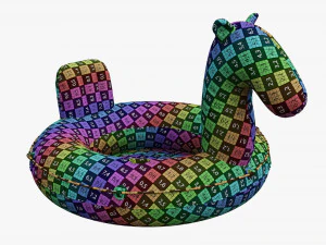 Flotador de piscina para caballos Modelo 3D