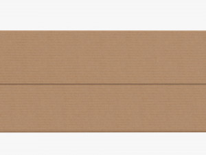 Lid and try cardboard box 01 3D Model