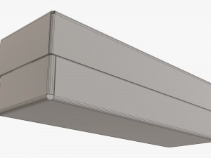 Lid and try cardboard box 02 Modelo 3D