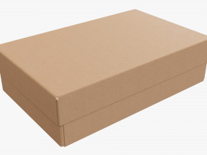 Lid and try cardboard box 03 Modelo 3D