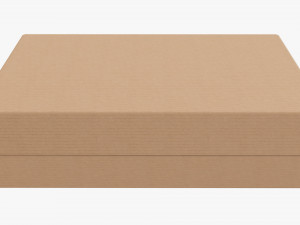 Lid and try cardboard box 03 Modelo 3D