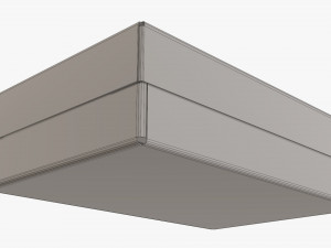 Lid and try cardboard box 03 Modelo 3D
