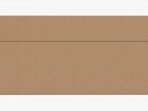 Lid and try cardboard box 04 3D Model