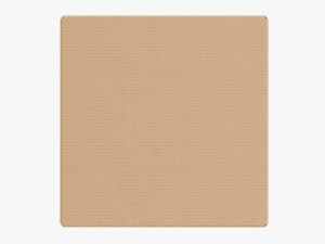 Lid and try cardboard box 06 3D Model