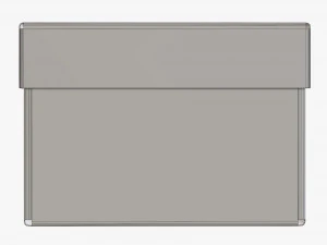 Deksel en probeer kartonnen doos 06 3D Model