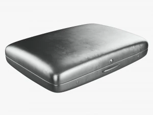 Kotak kotak rokok logam 01 tertutup Model 3D