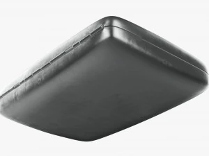 Metal cigarette case box 01 closed 3D Model