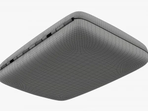 Metal cigarette case box 01 closed 3D Model