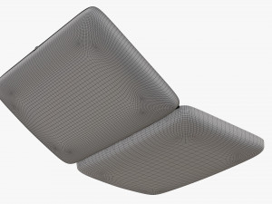 Metal cigarette case box 01 open Modello 3D