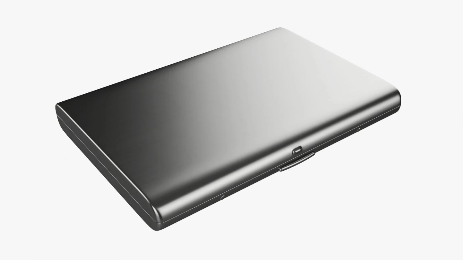 Pitillera metálica caja 02 cerrada Modelo 3D .c4d .max .obj .3ds .fbx .stl .blend