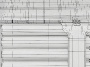 Metal cigarette case box 02 open 3D Model