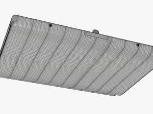 Metal cigarette case box 02 open Model 3D
