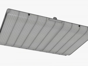 Metal cigarette case box 02 open 3D Model