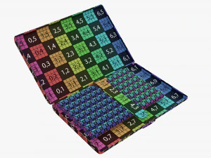 Metal cigarette case box 02 open 3D Model