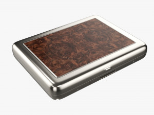 Metal cigarette case box 03 closed Modelo 3D