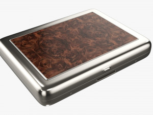 Metal cigarette case box 03 closed Modelo 3D