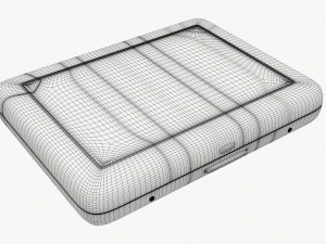 Metal cigarette case box 03 closed 3D Model