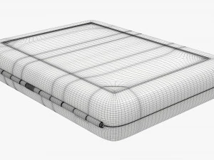 Metal cigarette case box 03 closed 3D Model