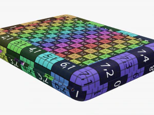 Metal cigarette case box 03 closed 3D Model