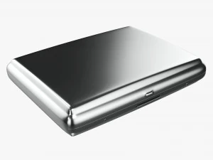 Kotak kotak rokok logam 04 tertutup Model 3D