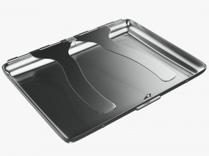 Metal cigarette case box 04 closed 3D Model
