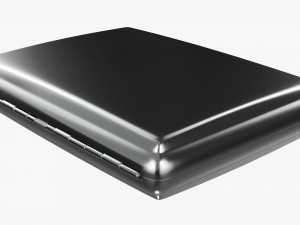 Metal cigarette case box 04 closed 3D Model