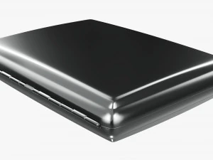 Metal cigarette case box 04 closed 3D Model