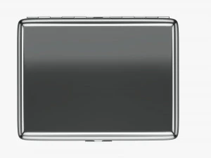 Metal cigarette case box 04 closed 3D Model