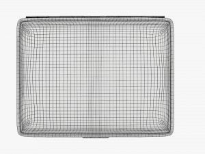 Metal cigarette case box 04 closed 3D Model