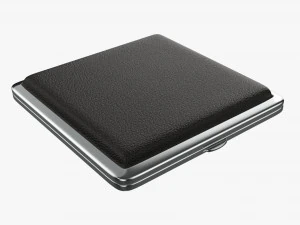 Kotak kotak rokok logam 05 tertutup Model 3D