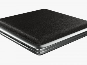 Metal cigarette case box 05 closed 3D Model