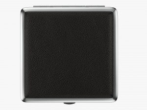 Metal cigarette case box 05 closed 3D Model